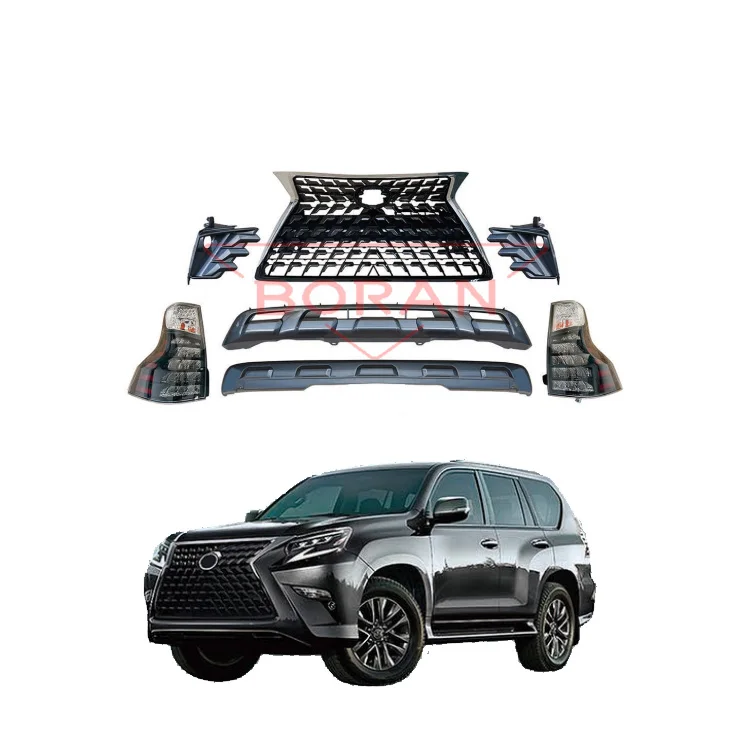 

Car Accessories Black Sport Body Kit Front Lip Rear Lip Grille Body Kits for Lexus GX460 2022+