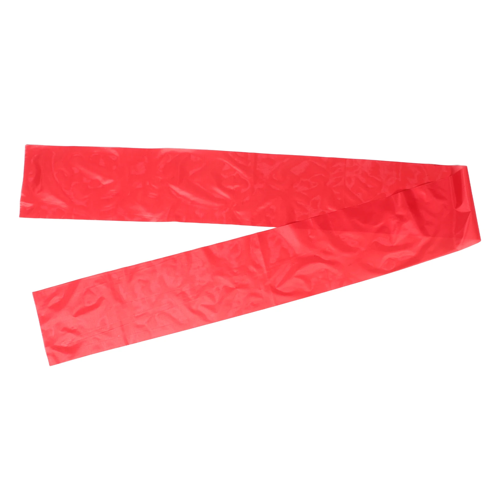 

2Pcs Red Silk Ribbons Drum Mallets Powerful Strikes Crisp Sound Durable Easy Handle Versatile Use Dance Performances