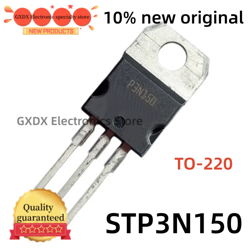5-10-20Uds 100% nuevo original STP3N150 P3N150 STP4N150 4N150 TO-220 N Channel MOSFET 1500V 3A Power Field Effect Transistor