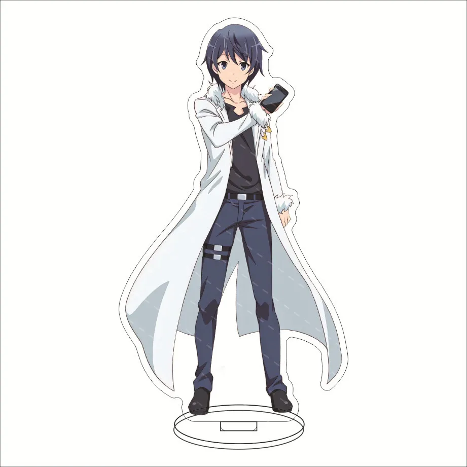 

Anime In Another World With My Smartphone Upright Tabletop Decoration Acrylic Game Cartoon Student Society Stand Gift