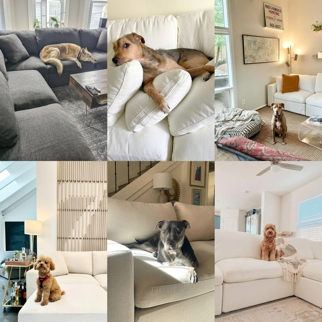 Hot Sale Compressed Cloud Sofa Modular Design Modern Eco-Friendly L-Shape Kid Pet Friendly Villa Apartment Home Furniture