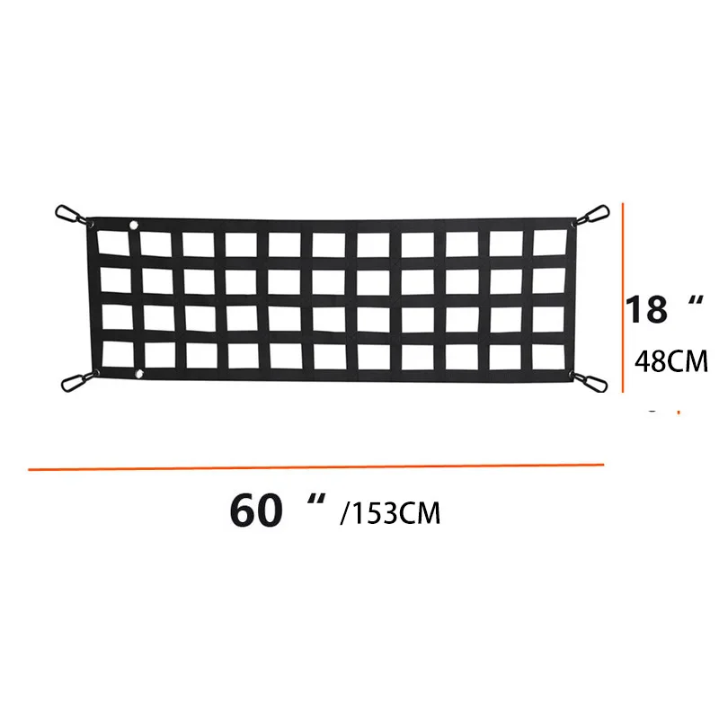 

car net barrier isolation leather car trunk mesh pocket SUV car rear trunk luggage storage mesh pocket