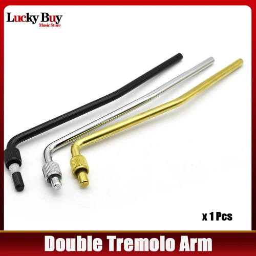 Brazo de trémolo de puente de bloqueo de doble sistema, piezas de guitarra eléctrica, barra Whammy