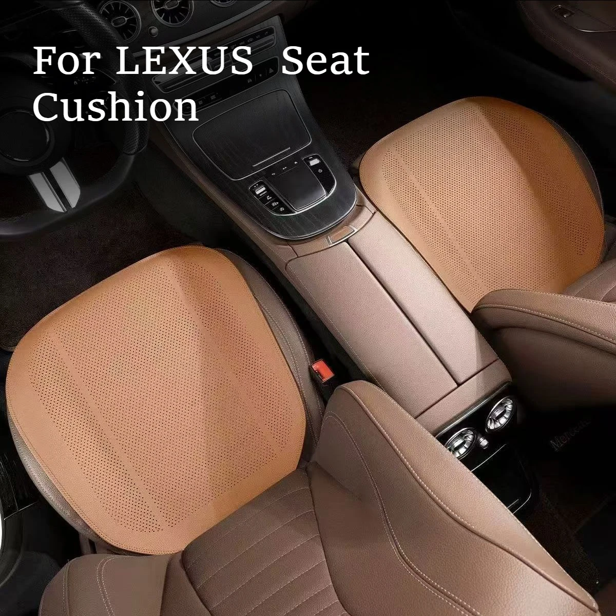Exclusive Nappa Leather Car Seat Cushion For Lexus ES200 ES300h NX260 RX350h Ultra Thin Luxury All Season Interior Accessories