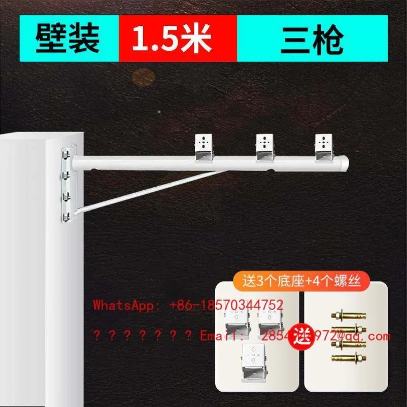 Surveillance Camera Bracket Lengthened Outdoor Corner Cross Arm Column Pole Hoop Wall Installation