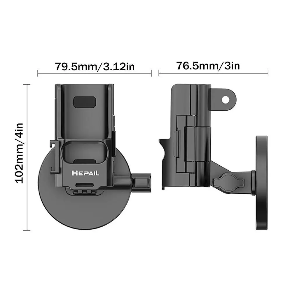 Magnetic Mount Stand For DJl Osmo Pocket 3 Magnetic Expansion Frame Adapter Desktop Bracket Accessories 180° Adjustable Base