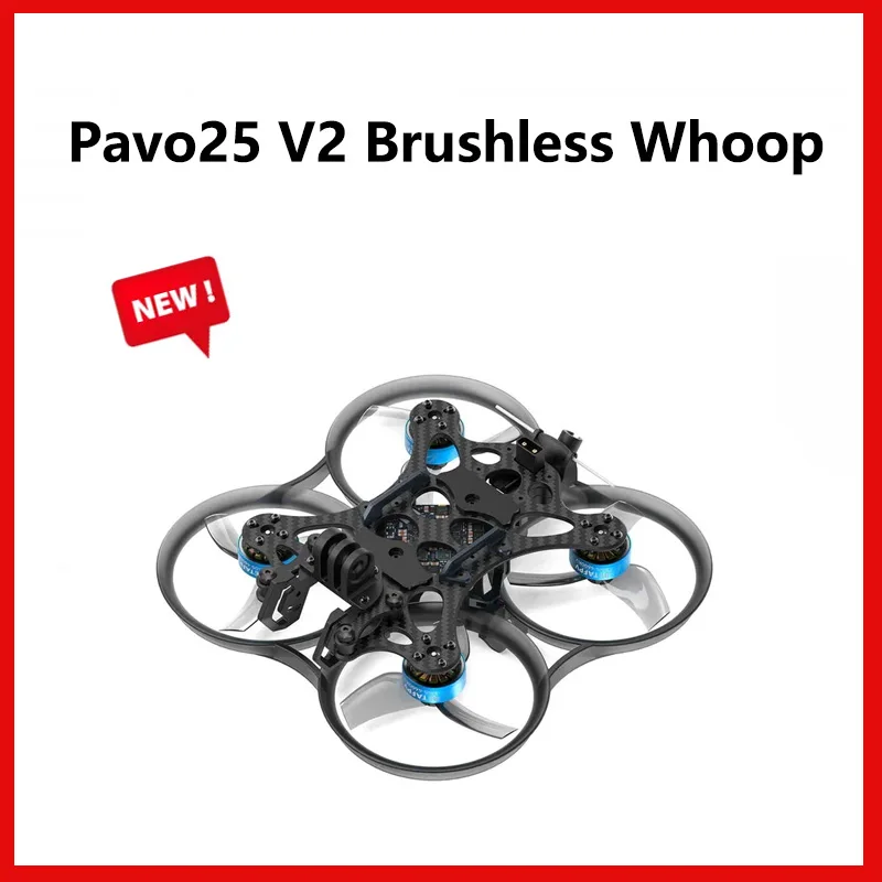 

BetaFPV Pavo25 V2 F722 35A AIO with PNP/ELRS2.4G/TBS Brushless Whoop Quadcopter FPV Drone