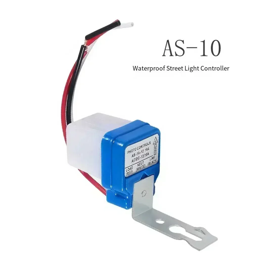 AS-10 12V Light Control Switch Twilight SwitchSensor Auto On Off For Streetlight  Electrical Equipment Tool Accessory