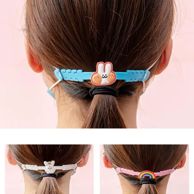 Maska silikonowa przedłużacz sznurek ochraniacz na ucho z regulowanym antypoślizgowym maski na twarz ucha