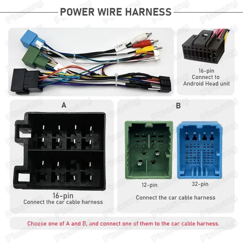 Imagen 2 del producto Cable adaptador de Radio para coche, conector de arnés de cables de alimentación de 16 pines, enchufe, decodificador CAN Bus FTC15 para Fiat Strada Toro Egea Ducato