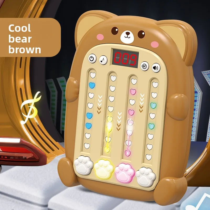 الكرتون الموسيقى الإلكترونية إيقاع لعبة آلة الصحافة السريعة دفع سريع لعبة وحدة التحكم ألعاب متململة يده لغز لعبة الألعاب الحسية