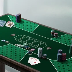 1.2*0.6M Texas Hold'em custom tablecloth waterproof digital printing casino board game poker pad rubber tablecloth circular pad