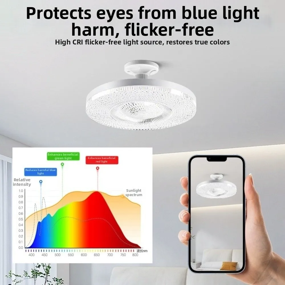 Durable Eye-Protecting LED Chandelier Bulbs Energy-Saving Super Bright E27 LED Light LED Crystal Lamp Home Living Room
