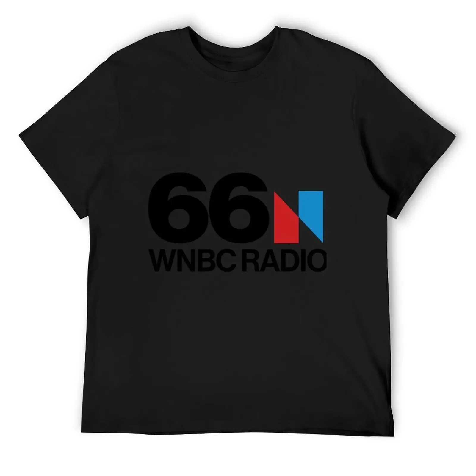 66WNBC Radio T-Shirt graphic t shirts man t shirt kawaii clothes t shirt for men