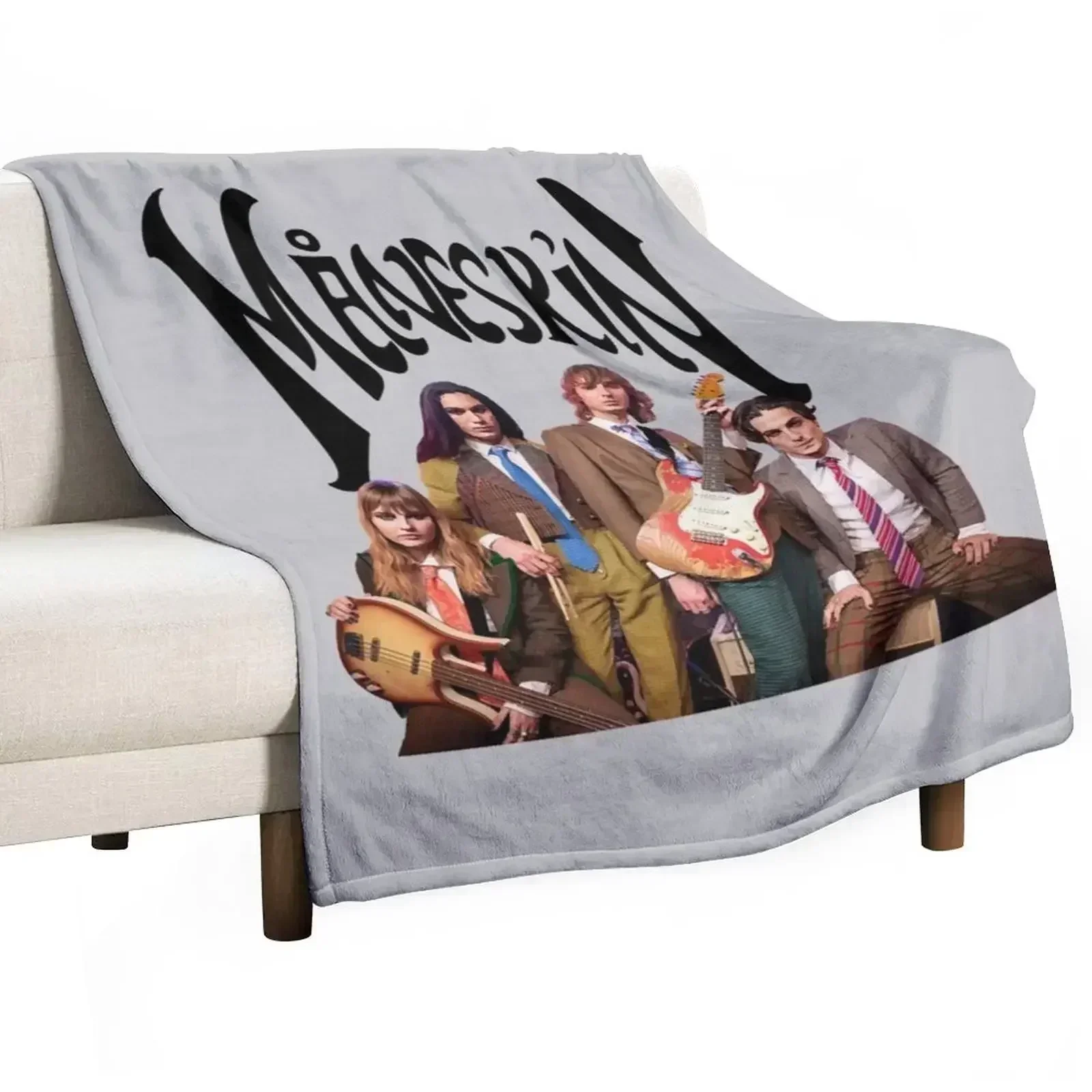 M?neskin rock band Maneskin 2 Throw Blanket Stuffeds Giant Sofa christmas gifts Multi-Purpose Blankets