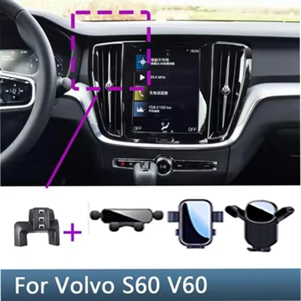 

For Volvo S60 V60 2020 2021 Fixed Bracket Base Special Car Phone Mounts Accessories