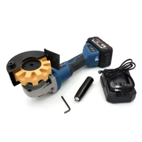 Battery Charging Cordless Stainless steel Wire drawing Tool for Rust removal Decal Remove Hand-Held Surface Preparation Tool