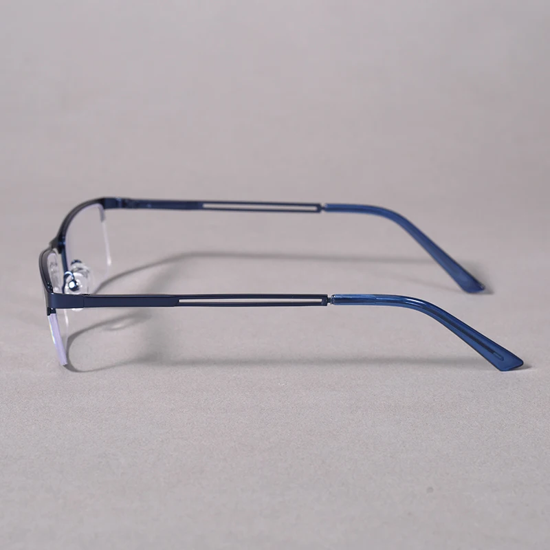 Metall Anti-blau Licht Lesebrille Männer Halb Rahmen Business Brillen Weitsichtige Brillen Dioptrien + 1,25 + 1,75 + 2,25 + 2,75 + 3,5 – Detail 15