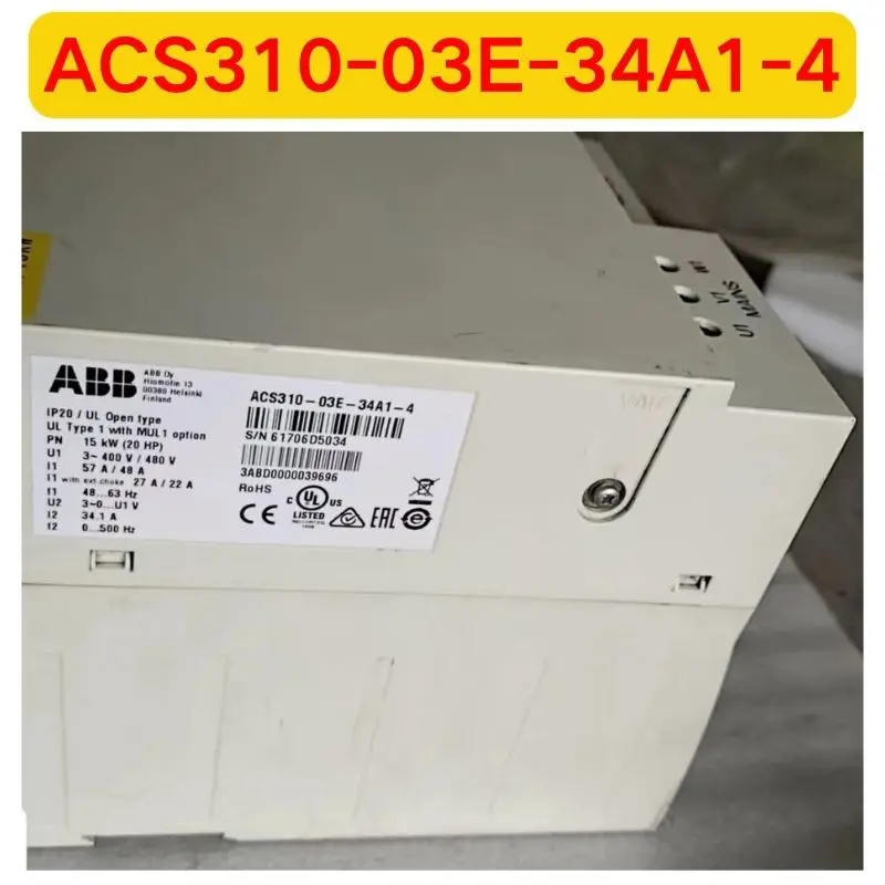 Used ACS310-03E-34A1-4 inverter Function check intact, fast delivery