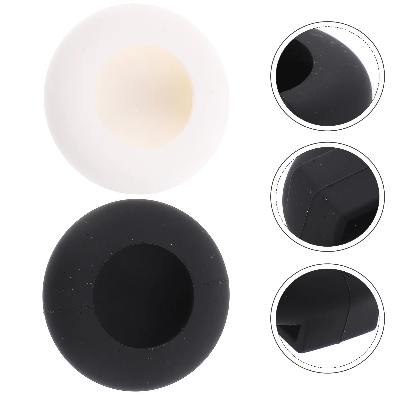 

2Pcs Safe Soft Silicone Protective Cover for Tracer Devices Pet Collar Keyring Bag Anti-Lost Tracker Case Accessory