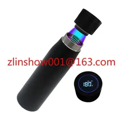 2024 New Style Digital Smart Water Bottle UV Self Cleaning Portable Vacuum Cups Touch Screen Thermos with Temperature