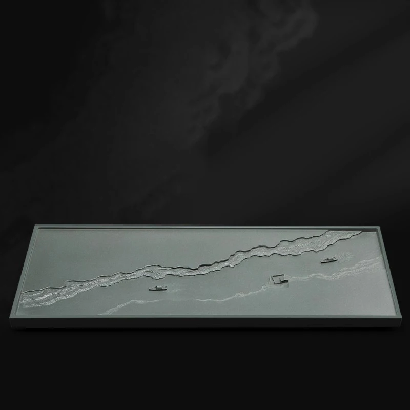 Ceremony Luxury Tea Tray Decorative Table Office Pot Valet Chinese Kitchen Long Rectangle Tea Tray Hospitality Bandejas Teaware