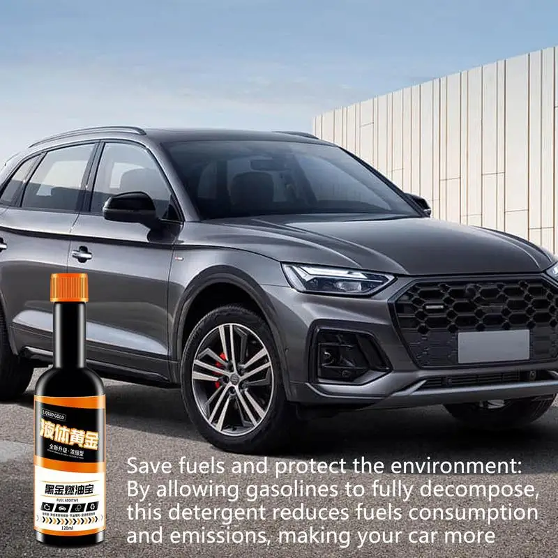 120ml Car Fuel Gasoline Injector Cleaner Gas Oil Additive Remove Engine Carbon Deposit High-Concentration Cleansing Liquid