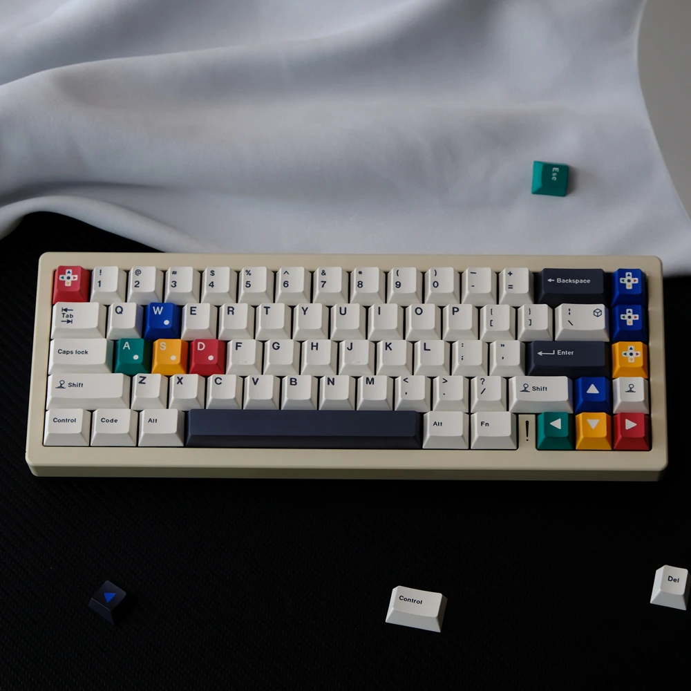 

151 Keys Retro Gameboy Keycaps GB Gray White Black Cherry Profile Keycap PBT Dye Sublimation KeyCap For MX Switch Mechanical Key