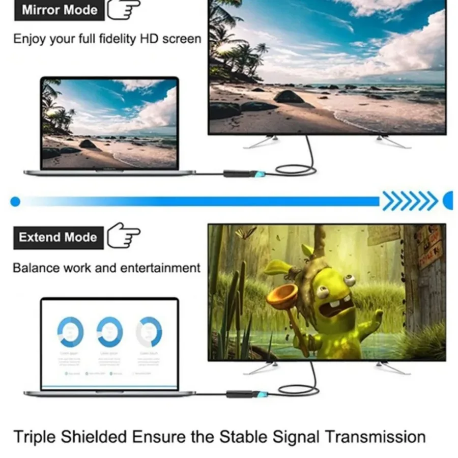 1080P 1.8m DisplayPort To VGA  Cable Adapter DP to VGA Male to Male Converter For PC Computer Laptop TV Monitor Projector