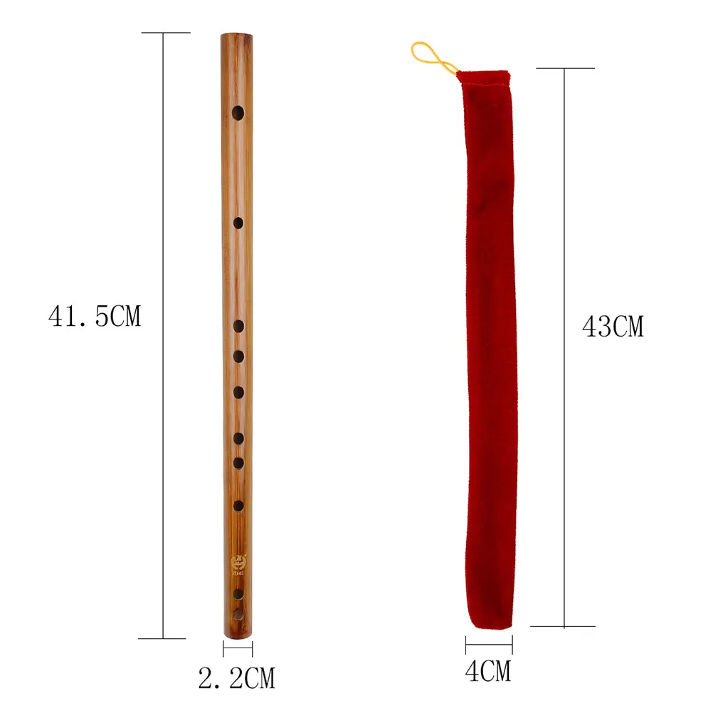 Flute Instrument Beginner Wood Flutes Small C Wooden Piccolo Instruments - Musical
