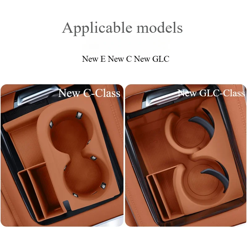 For Mercedes Benz New C/E/GCL-class 260L Silicone Coaster  Center Contorl Coaster Wear and Soil Resistant High Volume