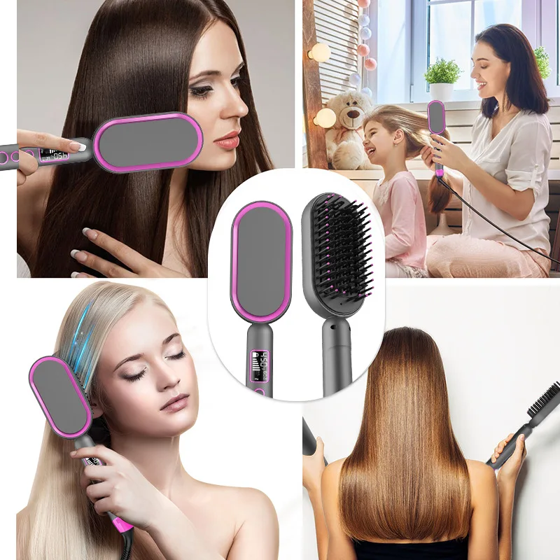 Spazzole per capelli elettriche pettine lisciante per capelli e styling piccolo set domestico