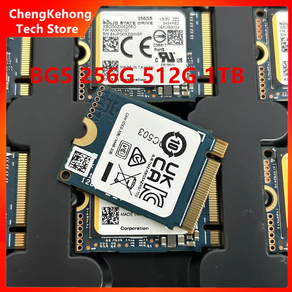 Original FOR KIOXIA SSD BG5 BG6 2230 256G 512G 1TB NVME PCIE4.0 M.2 Solid State Drive Laptop Supports Steam Deck Handheld Camera