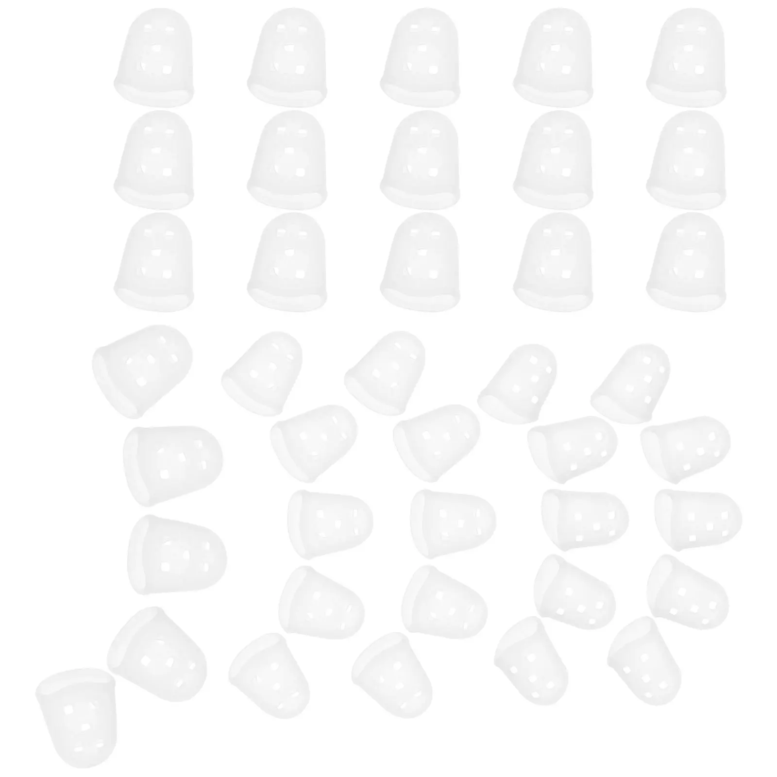 

40Pcs Silicone Guitar Finger Protectors Fingertip Sleeves Soft Comfortable Finger Covers for Players Guitar Fingertip Protector