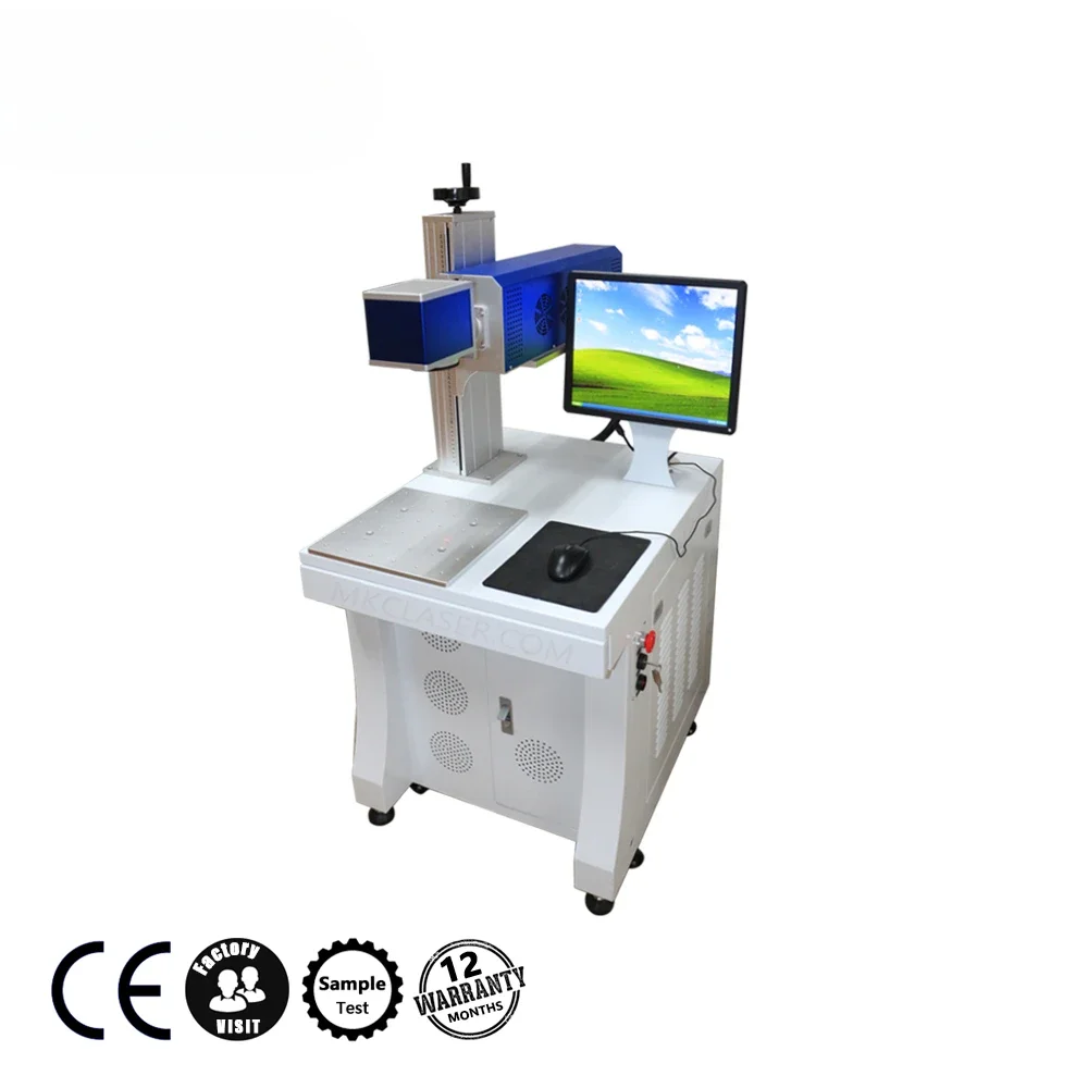 Digitale Galvo-codering Co2-lasermarkeermachine voor het coderen van barcode Kunststoffen Textiel Hout