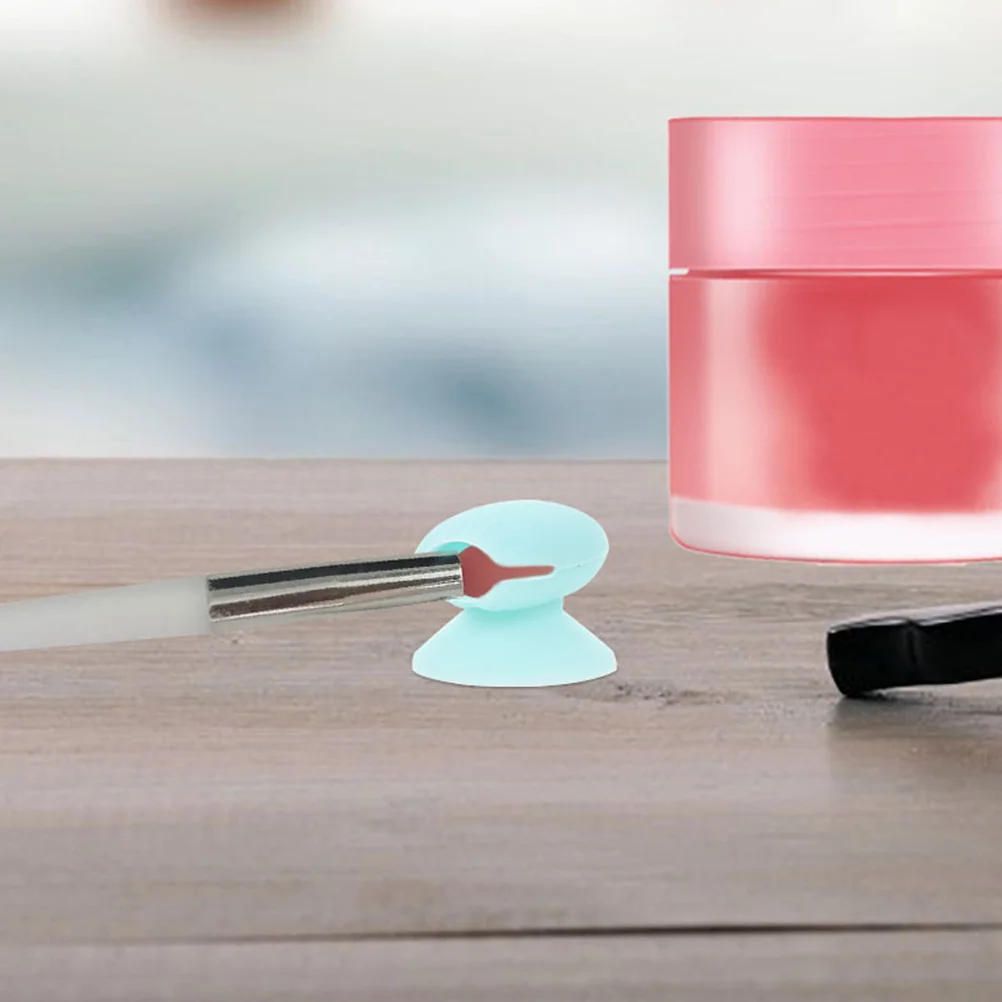 8 Pcs Lip Mask Brush Dust Cover Silicone Sleeve Protectors Portable Covers Holders Makeup Cases