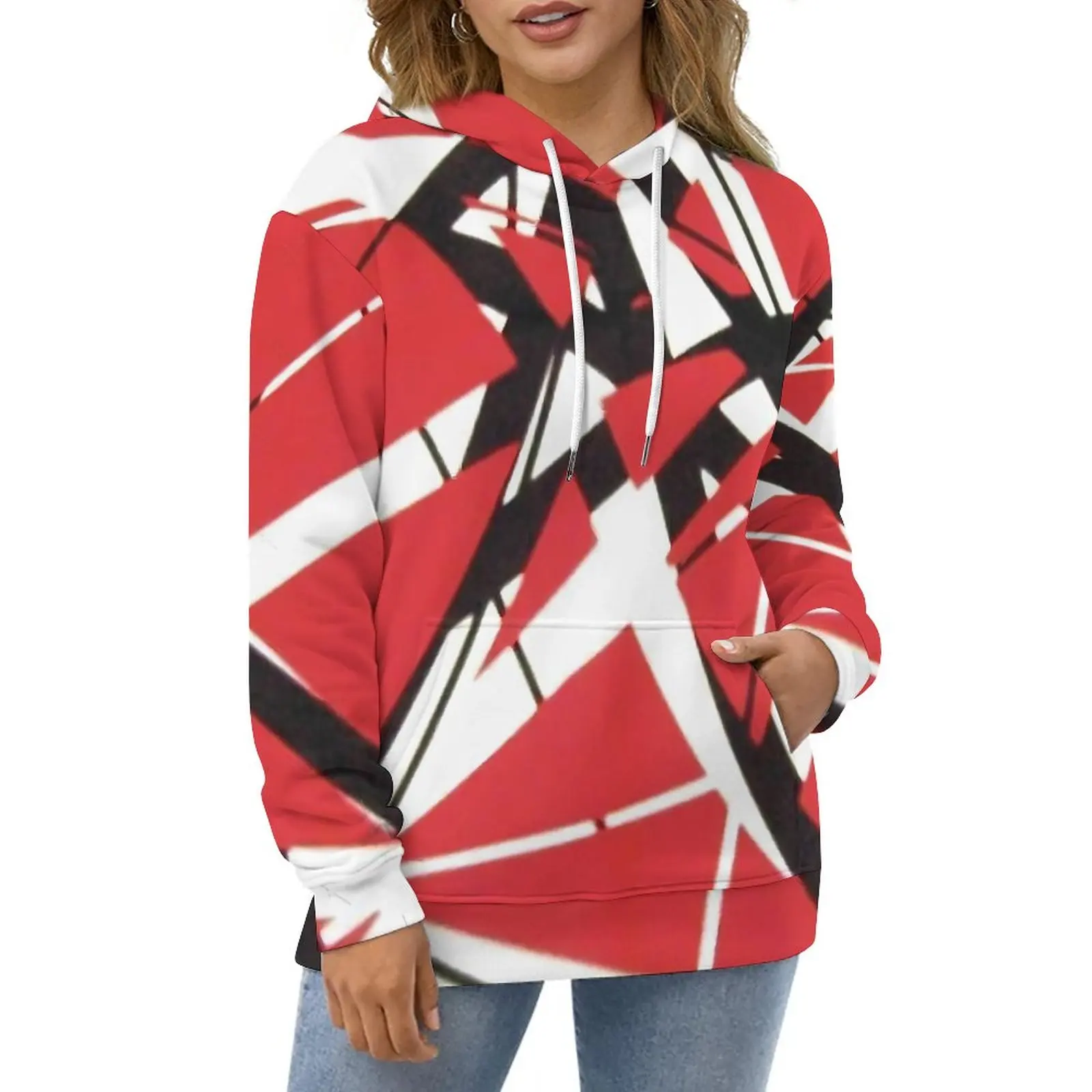 Van Halen Hoodies Dance The Night Away Korean Fashion Casual Pullover Hoodie Long Sleeve Y2k Graphic Sweatshirts 4XL 5XL 6XL