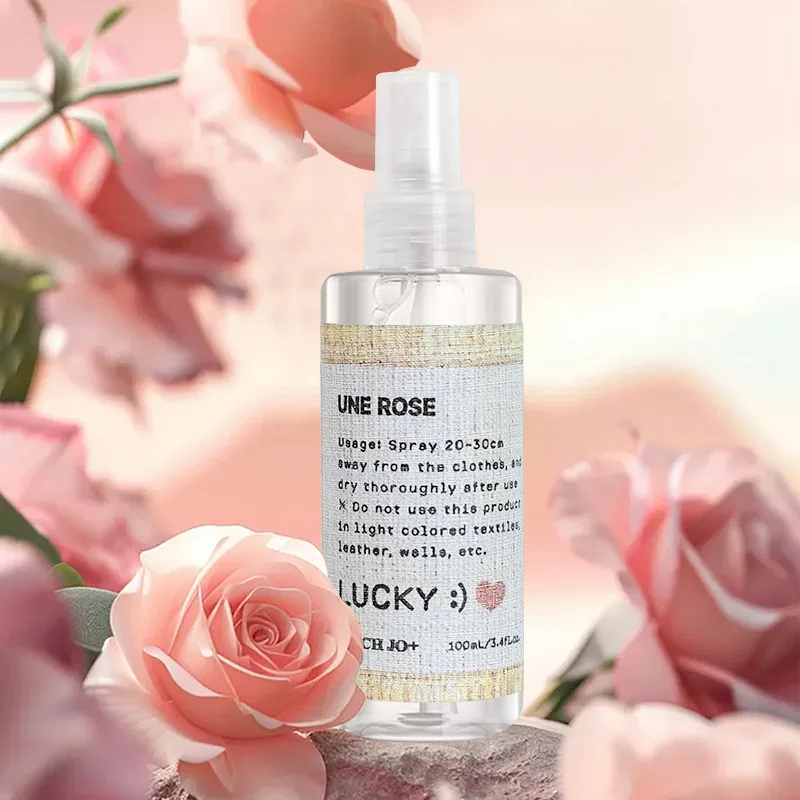 100ml Fragrance Mist Spray Clothing Odor Eliminator Scent Enhancer Rose Sandalwood Sunshine Scent for Everyday Use New Year Gift