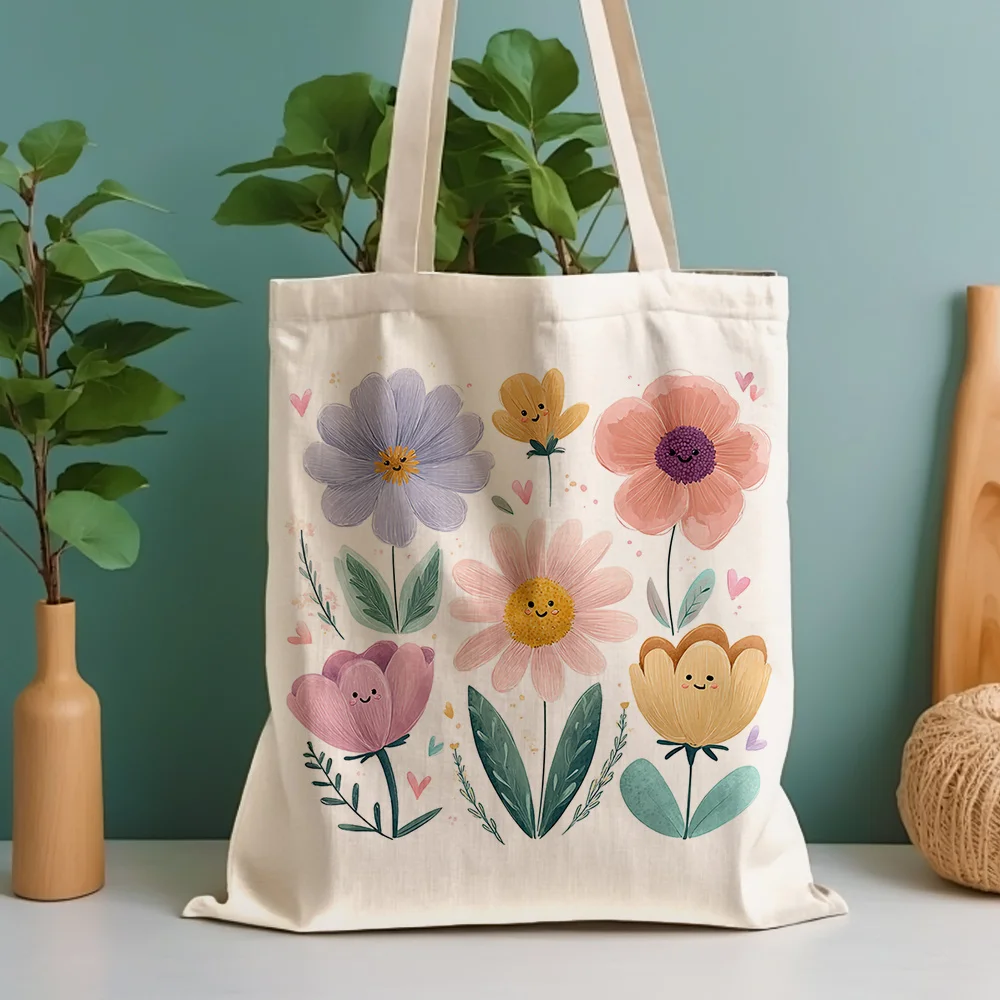 A Floral pattern Multi-functional Ladies Canvas Bag – Doubles as Jewelry Organizer & Fashionable Toiletry Bag