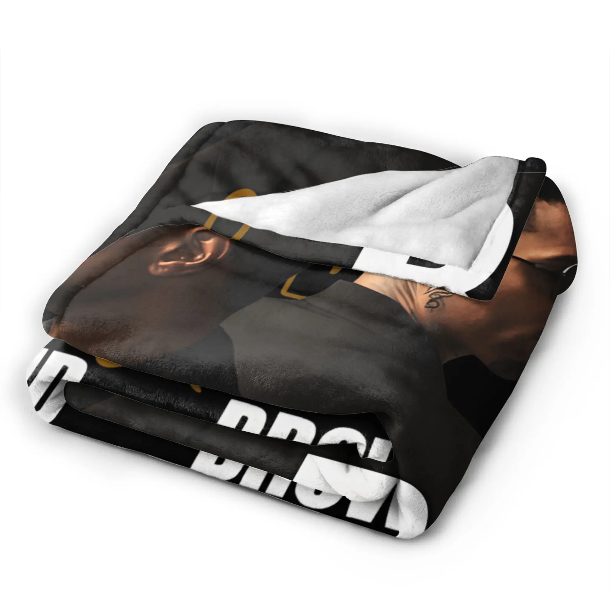 Chris Brown And Usher The Rb Tour Plush Blanket Kids  Raymond Brown Flannel Bedding Throws For Couch Chair Warm Soft Bedspread