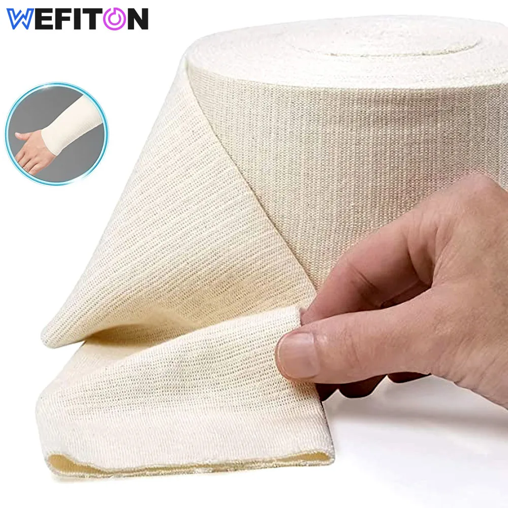 10M Elastic Tubular Support Bandage Size,Natural Color for Large Knee Support Bandage - Medium to Large Thigh, Arm & Elbow