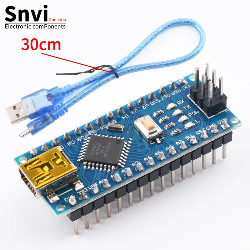 Mini/tipo C/Micro USB Nano 3,0 con el controlador Nano compatible con gestor de arranque para controlador USB arduino CH340 16Mhz ATMEGA328P