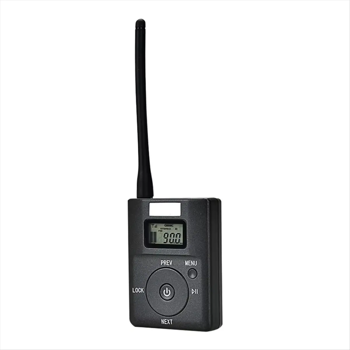 Fits for Portable Wireless Stereo Digital FM Audio Transmitter Mini Radio Receiver with Mic 3.5mm AUX Input for MP3/4 Tour Guide
