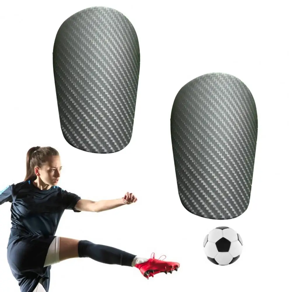 2Pcs Football Shin Pads High Strength Shockproof Impact Resistant Soft Lining Secure Fit Shin Guards Football Protective Gear