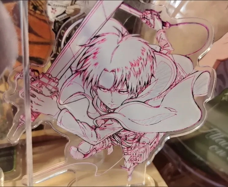 Levi оригинальная акриловая подставка для рисования «Атака Титанов», коллекция товаров аниме, фигурка, украшение для стола, украшение, аксессуары