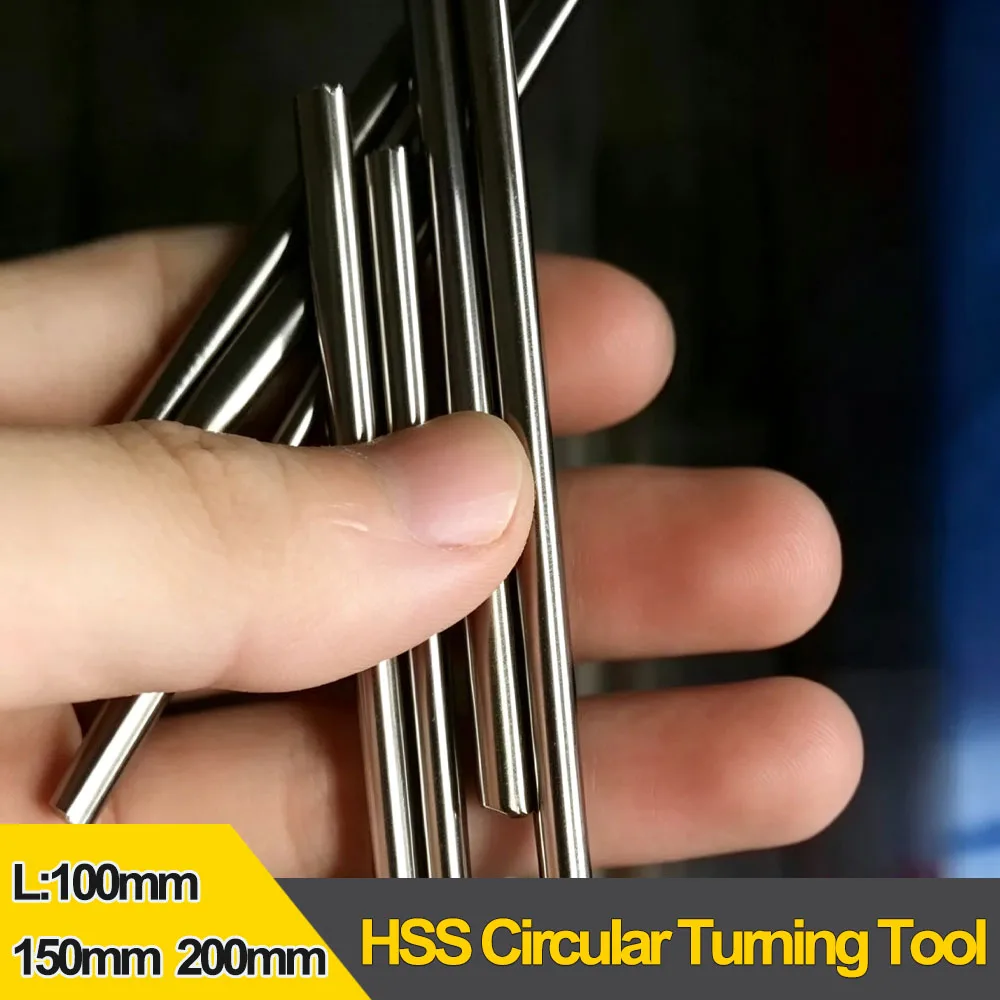 1pc HSS High Speed Steel Solid Round Rod Lathe Bar Stock Length 100 150 200mm Dia 3.1 4 5 6 7 8 9 10 20mm