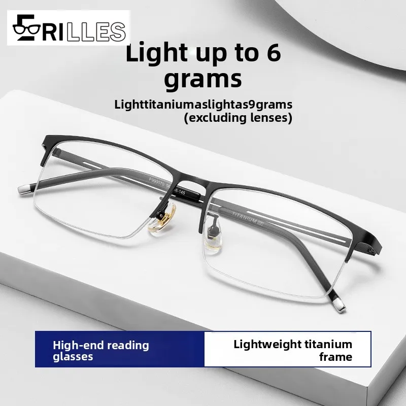 

Деловые полурамные считыватели с защитой от синего света, квадратные очки для дальнозоркости, полубез оправы для чтения в офисе, удобная посадка