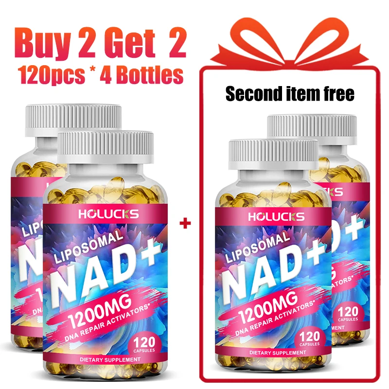 Premium NAD+ 1200mg Supplement, Enhanced Absorption, Boosting NAD+, Age Defense, Energy, Metabolic Repair