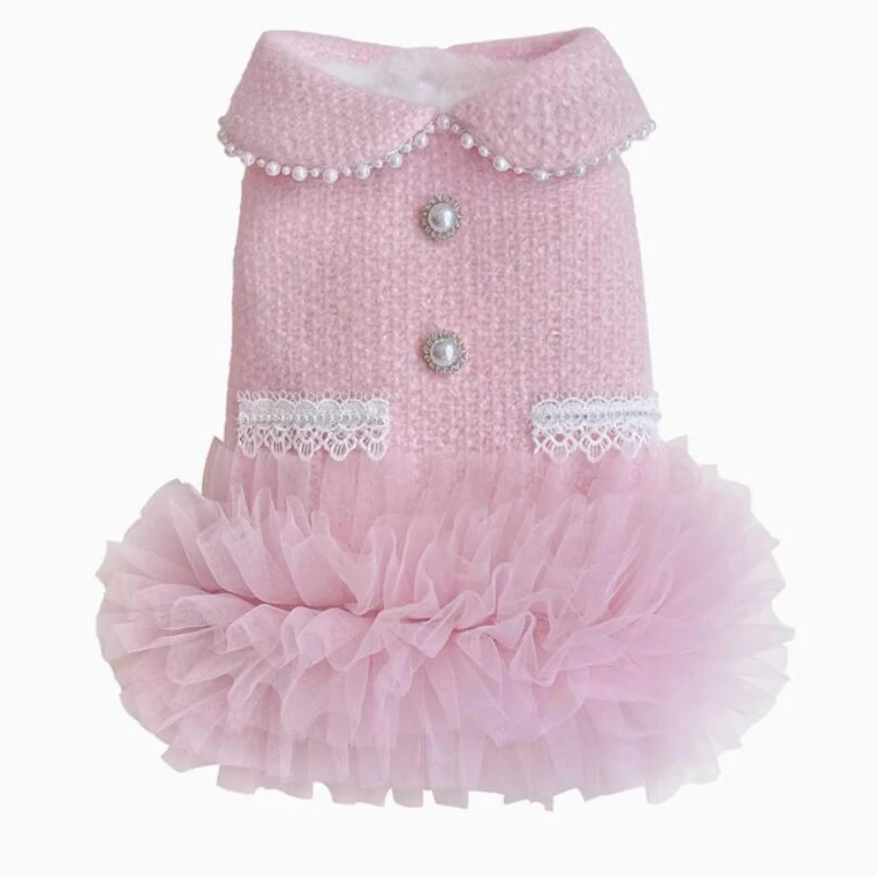 

Winter Dog Dress Cat Skirt Cute Girl Dog Tutu Apparel Chihuahua Yorkie Pomeranian Shih Tzu Maltese Poodle Bichon Puppy Clothing