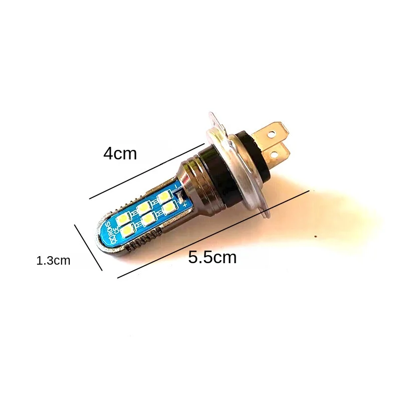 2PCS Super bright fog lamp H7  6000K white car truck motorcycle LED bulb 12V24V Front fog lights